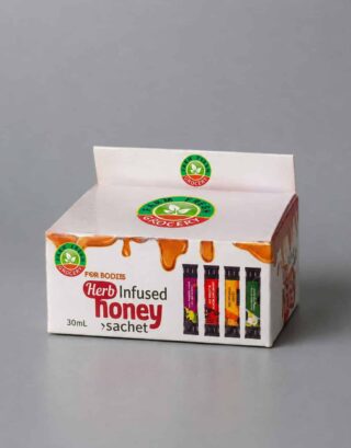 Farm Fresh Grocery herb infused honey sachet box