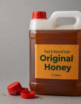 5 liter container of original pure natural honey