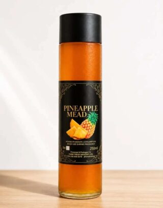 Farm Fresh Grocery Pineapple Mead 250ml bottle crafted with 100 percent pure natural honey.