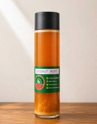 Farm Fresh Grocery Coconut Mead 250ml bottle crafted with 100 percent pure natural honey.